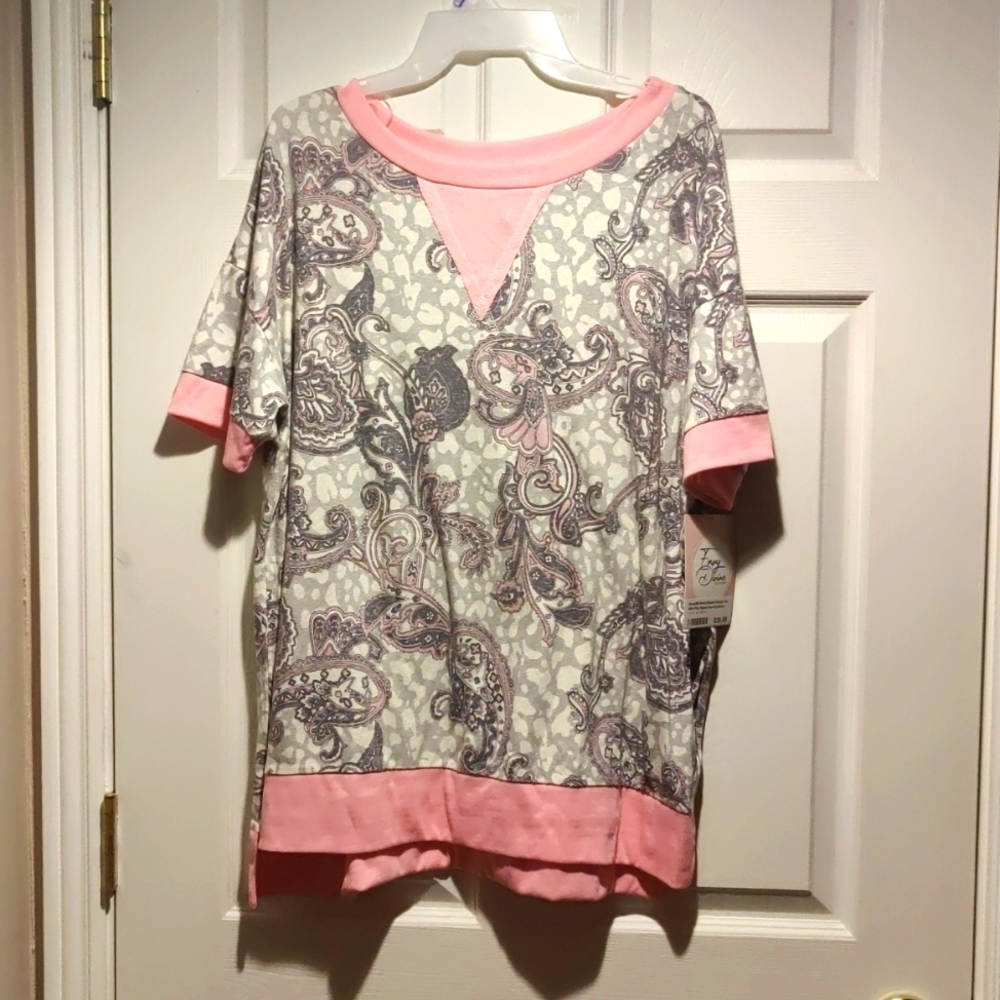 Paisley print top by Honeyme